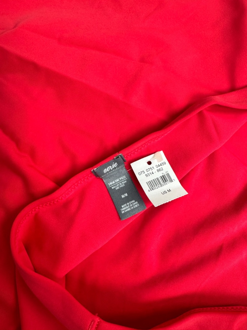 AERIE red one piece swim - Picture 4 of 4